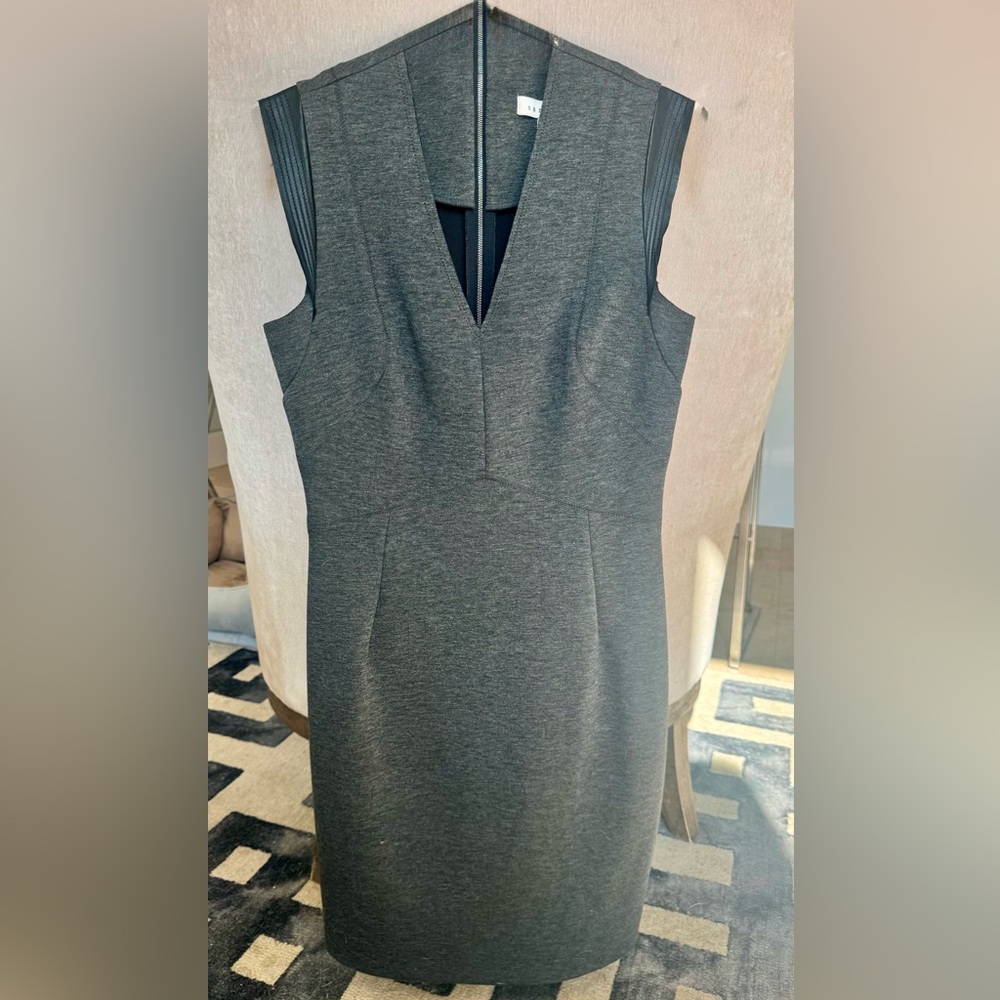 Sandro V-neck sheath dress